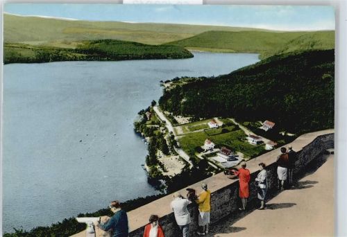 Edersee See Schloss Haus Baum Panorama
