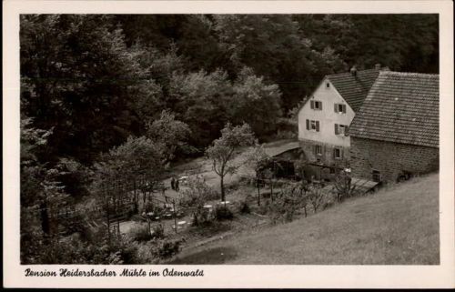 74834 W6957 Rittersbach , Odenw - Pension Heidersbacher Mühle