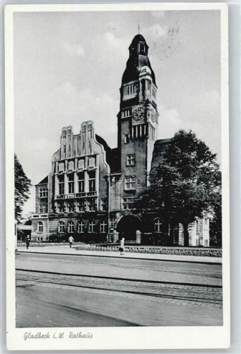 Gladbeck Rathaus Straße Fußgänger