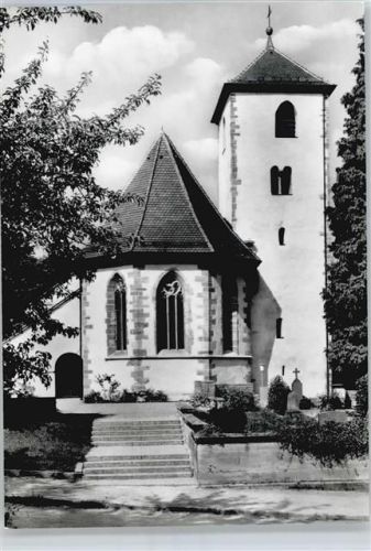 Nagold Kirche Treppe Baum