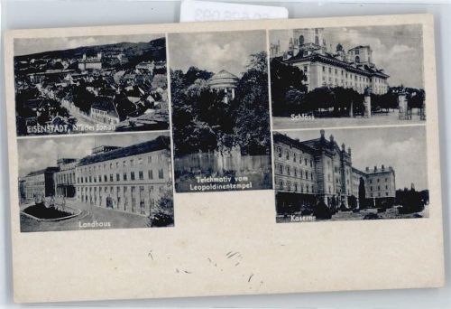 Eisenstadt Schloss Kaserne Teich Landhaus