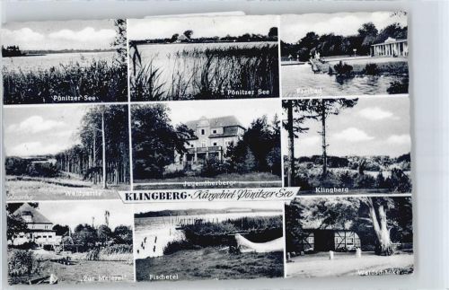 Klingberg Pänitzer See, Zur Meierei, Fischerei, Freibad, Waldschänke,. Jugendherberge