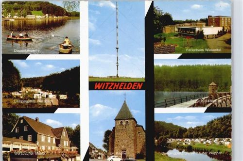 Witzhelden Talsperre, Wersbacher Mühle, Campingplatz, Ferienheim Wiesenthal