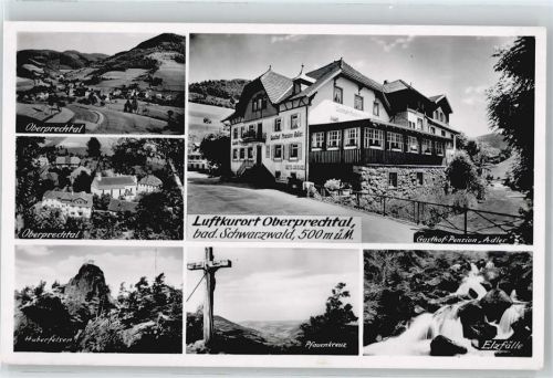 Oberprechtal Gasthof, Pension Adler, Pfauenkreuz, Elzfälle, Huberfelsen