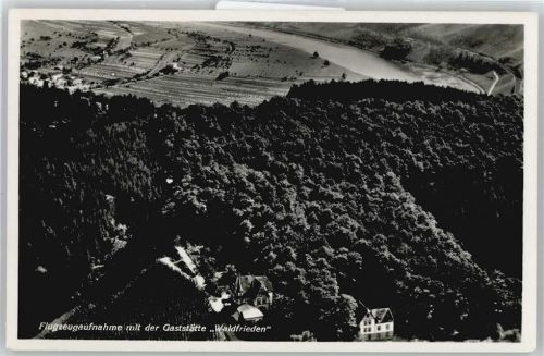 Alf Gaststätte Waldfrieden, Flugzeugaufnahme