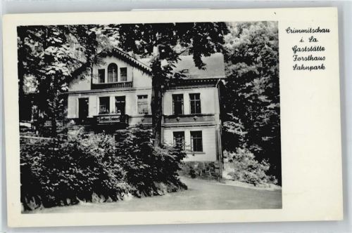 Crimmitschau Gaststätte Forsthaus Sahnpark