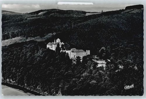 Attendorn Fliegeraufnahme Burg Schnellenberg