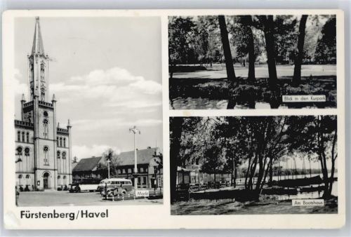Fürstenberg Park Hafen Markt Kirche