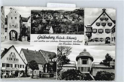 Gräfenberg Hotel Alte Post, Strassenansicht