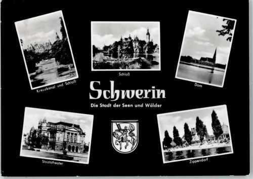 Schwerin Theater, Schloß, Dom, Kreuzkanal, Zippendorf