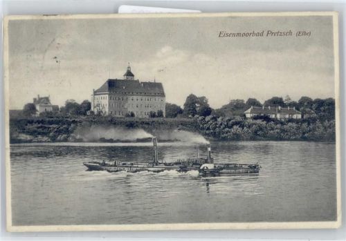Pretzsch Fluss Schiff
