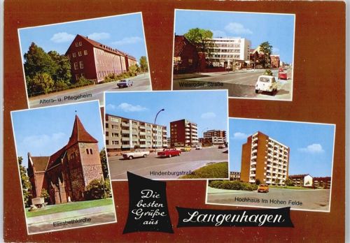 Langenhagen Alters- und Pflegeheim, Kirche, Walsroder Straße, Hindenburgstraße