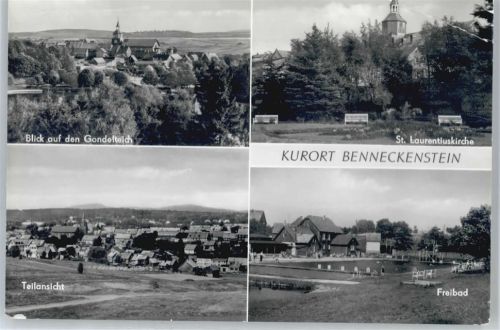 Benneckenstein Gesamtansicht, Kirche, Freibad AKU1