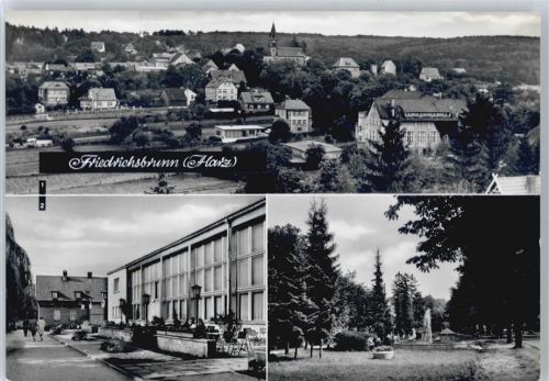 Friedrichsbrunn Gesamtansicht, Kulturhaus, Park