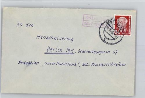 Riethnordhausen Landpoststempel