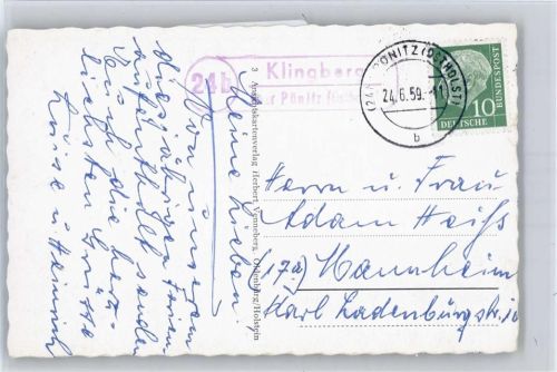Klingberg Landpoststempel
