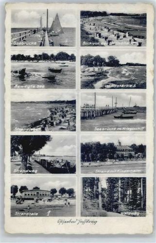 Haffkrug Seebrücke, Strand, Strandhalle, Kinderheim
