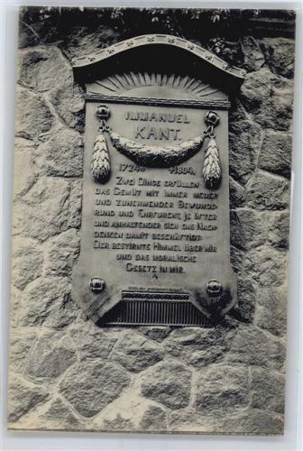 Gedenktafel Kant