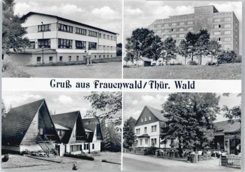 Frauenwald Erholungsheim Am Bergbad, Auf dem Sonnenberg, Raymonde Dien, Rennsteig-Wanderhütten
