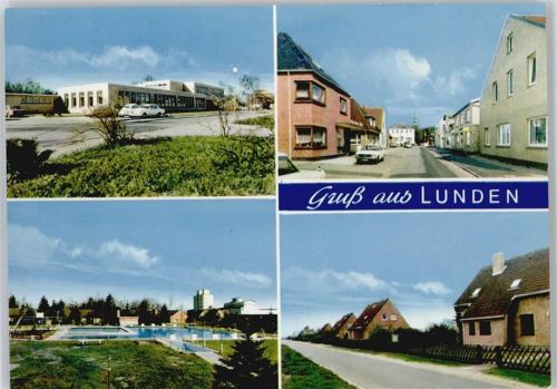 Lunden Siedlung, Freibad, Schule
