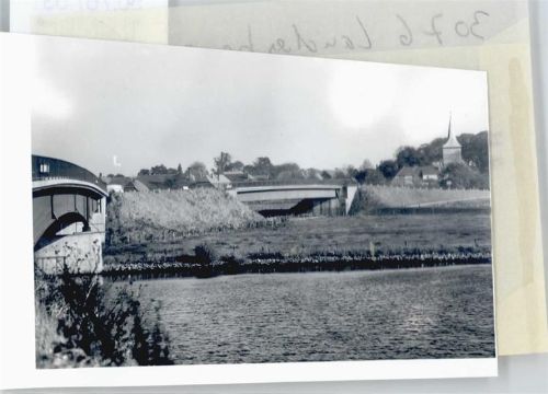 Landesbergen Foto mit Negativ, Brücke