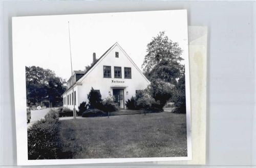 Lilienthal Foto mit Negativ, Rathaus