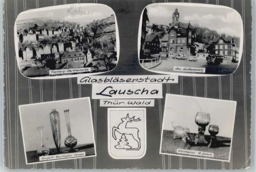 Lauscha Am Hüttenplatz, Glasbläserstadt, Tierberg-Perthenecke
