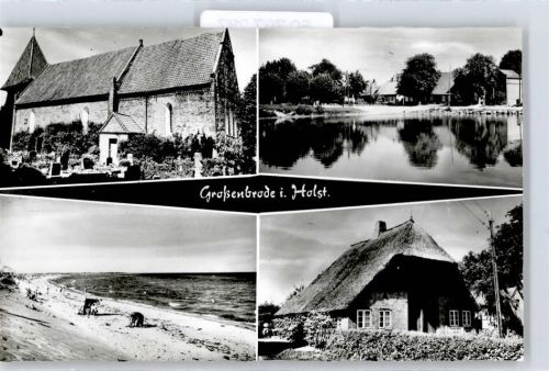 Großenbrode Kirche, Strand, Seepartie