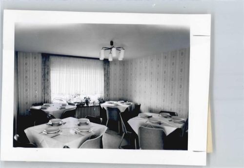 Bühne Foto mit Negativ, Pension G. Krull