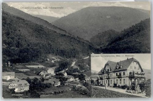 Oberbühlertal Gesamtansicht, Kurhaus Schindelpeter