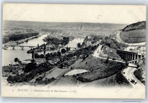 Rouen Panorama pris de Bon-Secours
