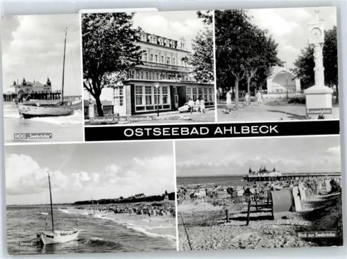 Ahlbeck HOG Seebrücke, Ostseehotel, Konzertplatz, Strand