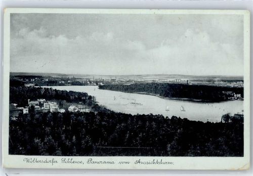 Woltersdorf Blick vom Aussichtsturm, Woltersdorfer Schleuse