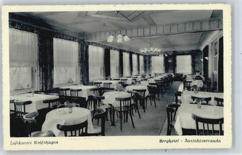 Wolfshagen Berghotel, Aussichtsverande