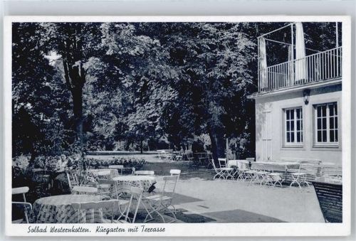 Bad Westernkotten Kurgarten mit Terrasse