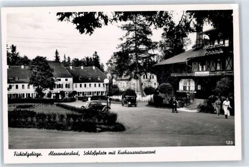 95680 W8591 Bad Alexandersbad - Schlossplatz, Kurhausrestaurant