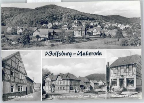 Wolfsburg-Unkeroda Gasthaus zur Linde, Betriebsferienheim Eduard Steyer, Geschäft