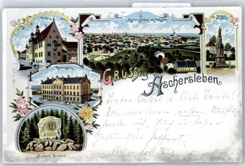 Aschersleben Kriegerdenkmal , Gymnasium