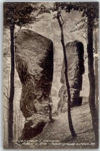 Lauenstein Adam und Eva Felsengruppe