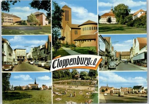 Cloppenburg Kirche, Freibad, Teilansichten