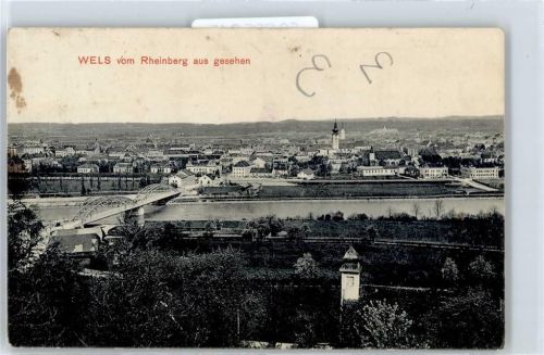 Wels Blick vom Rheinberg