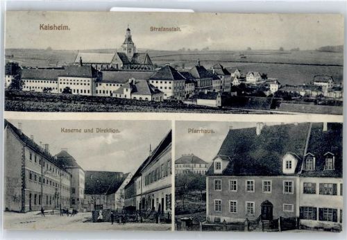Kaisheim Kaserne, Direktion, Pfarrhaus, Strafanstalt