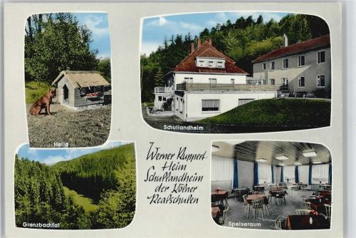 Oberlahr Werner Ruppert Schullandheim Speiseraum Innenansichten