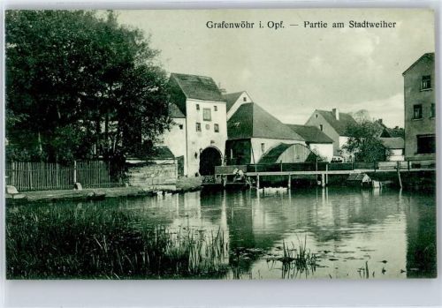 Grafenwöhr Partie am Stadtweiher