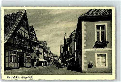 Quakenbrück 1955 Langestraße