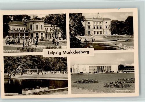 Markkleeberg HO-Park-Gaststätte Kulturhaus Kinderspielplatz Eingang in Leipzig-Dölitz