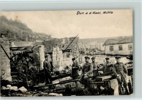 Mühle Soldaten Feldpoststempel