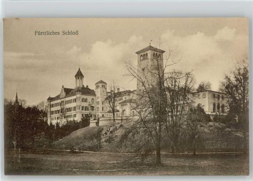 Waldenburg 1915 Fürstl. Schloß