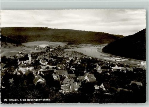Hechingen 1970 Dettingen Teilansicht