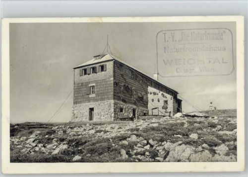 Fischerhütte Hüttenstempel Rax-Schneeberg-Gruppe
